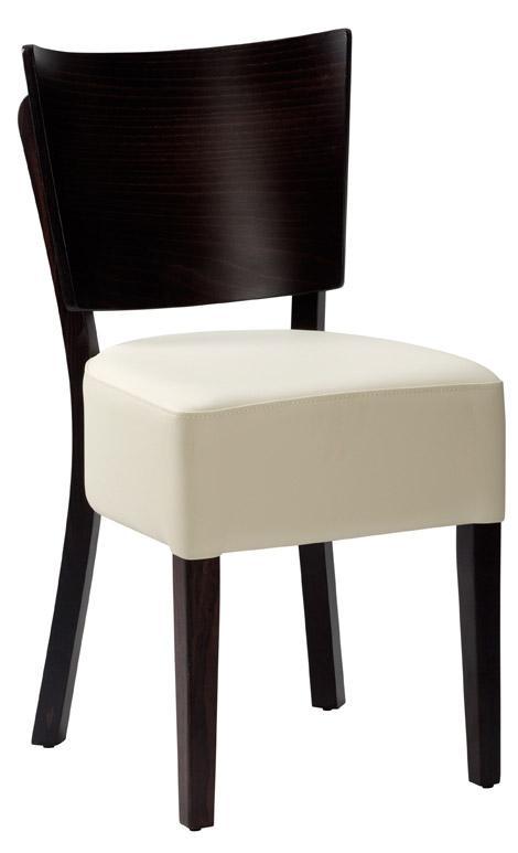Alto VB Side Chair Ivory / Wenge - main image