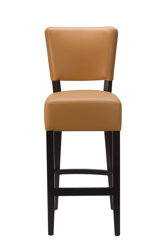 Alto FB High Chair - Ochre Brown / Wenge Frame - main image