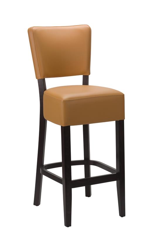Alto FB High Chair - Ochre Brown / Wenge Frame - main image