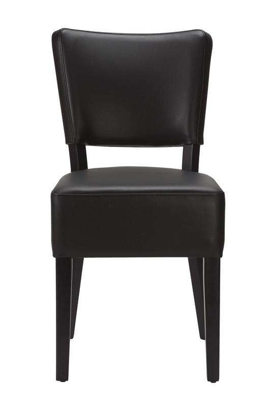 Alto FB Side Chair - Black / Black Frame   - main image