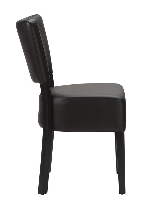 Alto FB Side Chair - Black / Black Frame   - main image