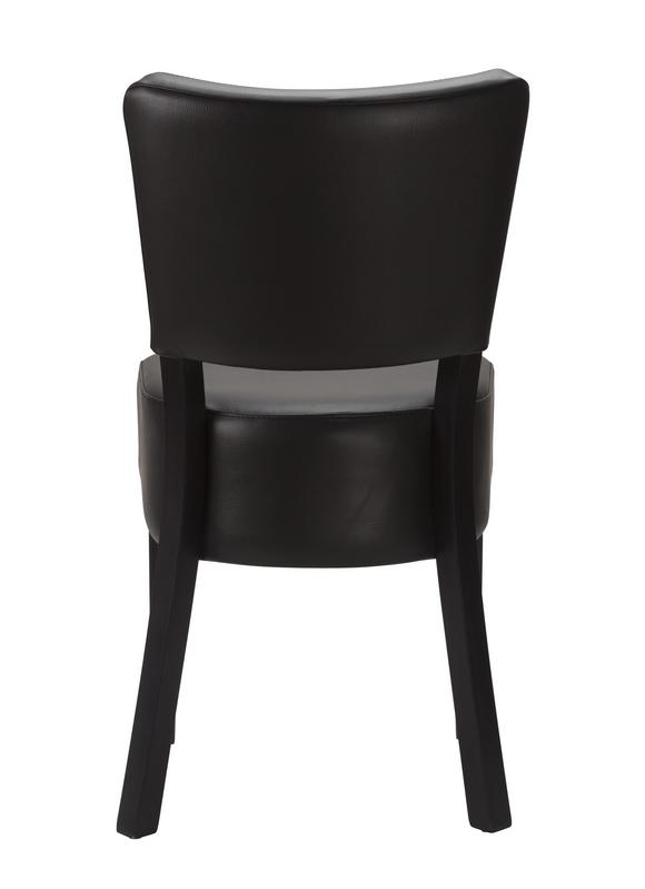 Alto FB Side Chair - Black / Black Frame   - main image
