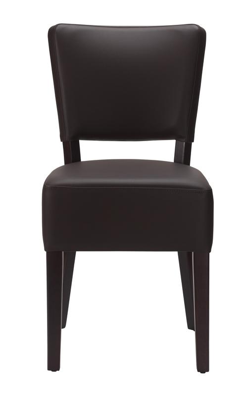 Alto FB Side Chair - Dark Brown / Wenge Frame  - main image