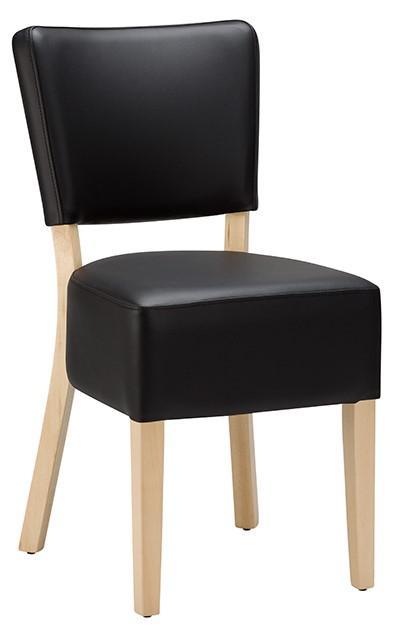 Alto FB Side Chair - Black / Light Beech - main image