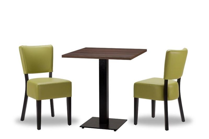 Alto  Lime/ Black x2  - 700mm Sq - Tobacco Laminate - Titan Sm SQ (DH) - main image