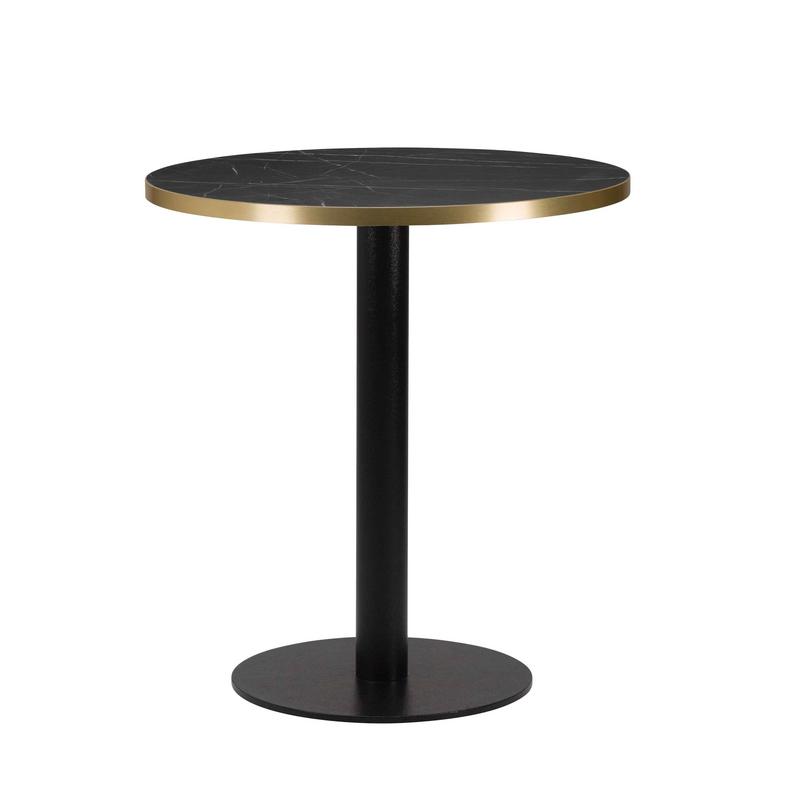 700mmRdx25mm,Laminate Black Pietra/Gold Edge, Titan Sm RD(DH) - main image