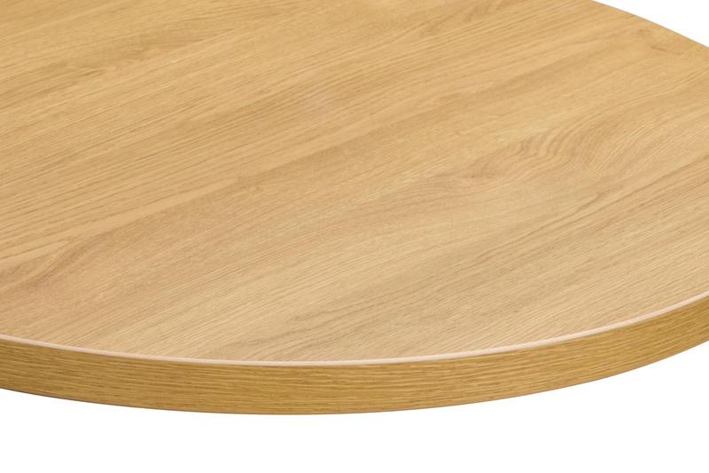 1200mm x 700mm ,Egger H3368 ST9 Natural Lancaster Oak/ Matching ABS,Hudson Single Rectangular (DH) - main image