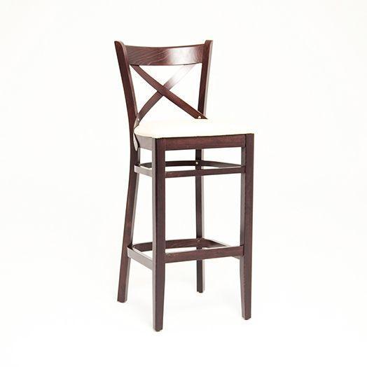 Cross  Highchair - Veneer / Upholstered Seat (Also available in full Veneer)  - main image