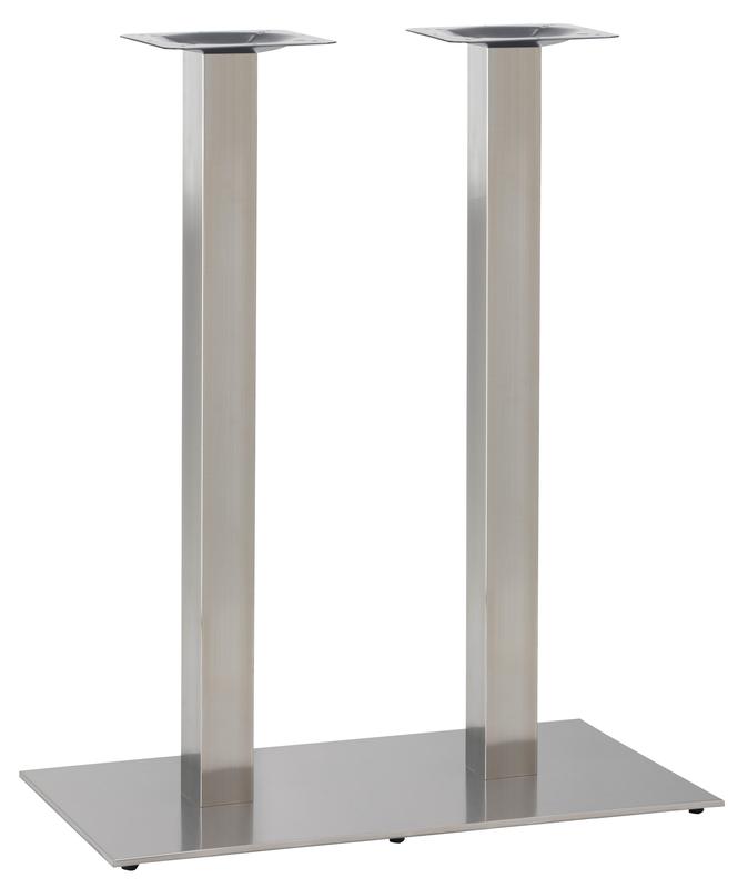  ECO Rectangular Twin Ped Table Base(PH-Stainless) - main image