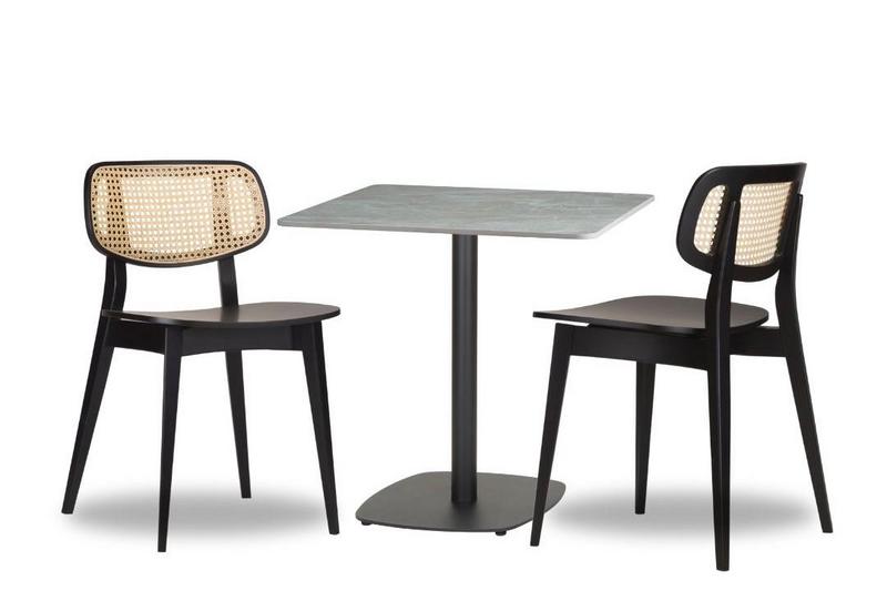 Gordona Rattan x2 - 700mm Sq - Tundra Ceramic - Vega Small Sq (DH) - main image