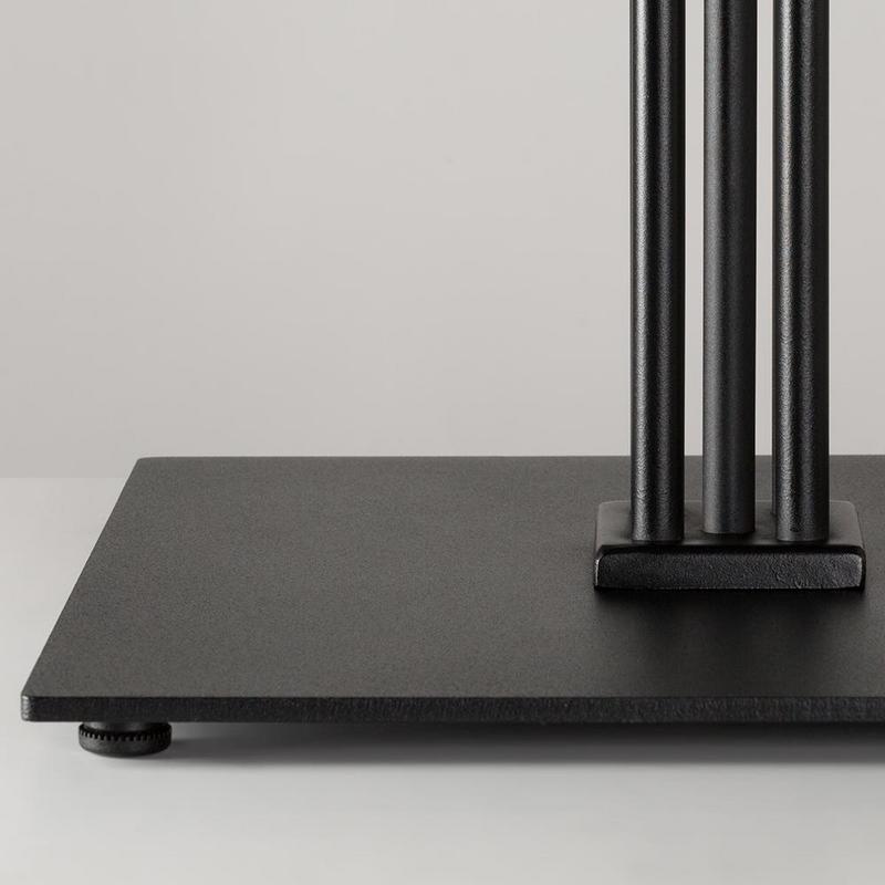 Nero Rectangular Twin Table Base (DH-Black) - main image