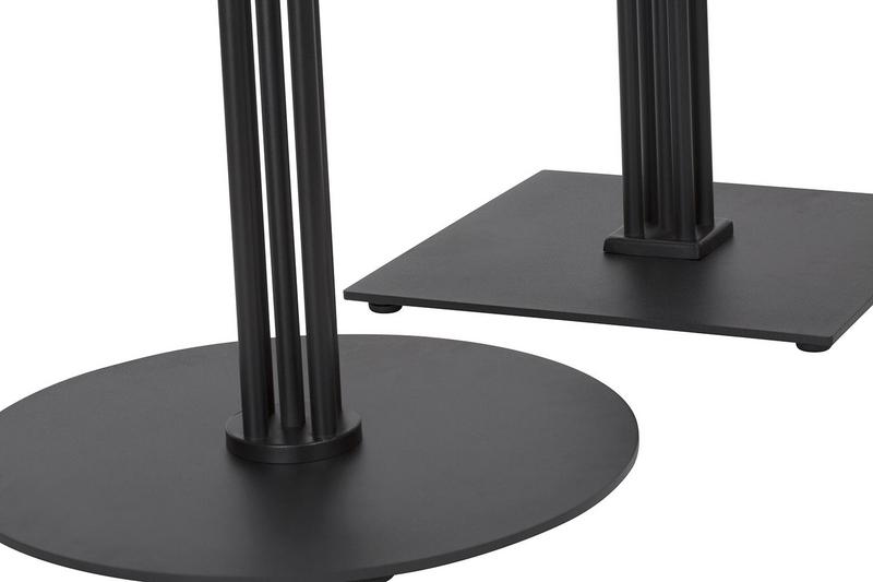 Nero Rectangular Twin Table Base (DH-Black) - main image
