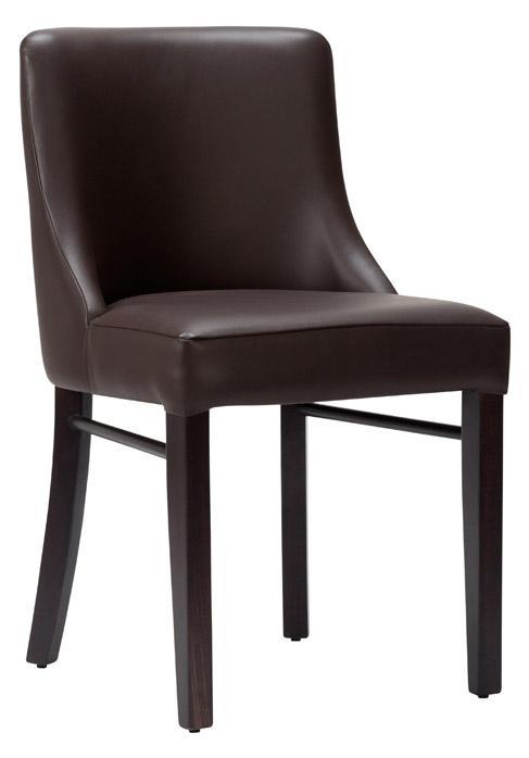 Merano Side Chair - Dark Brown / Wenge - main image