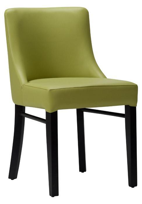 Merano Side Chair - Lime Green / Black - main image