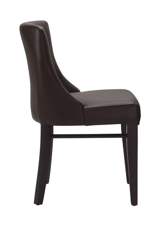 Merano Side Chair - Dark Brown / Wenge - main image