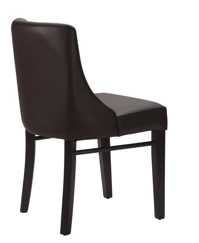 Merano Side Chair - Dark Brown / Wenge - main image