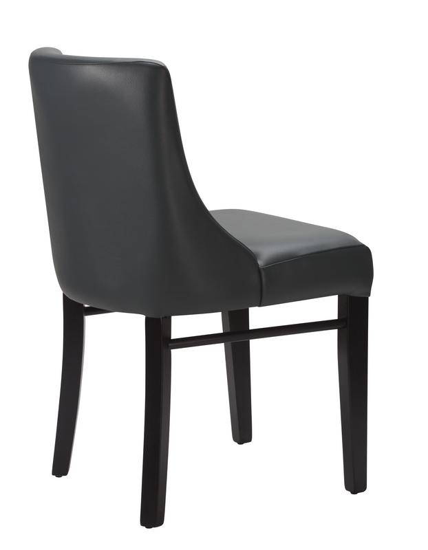 Merano Side Chair - Iron Grey / Black - main image