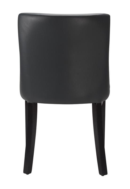 Merano Side Chair - Iron Grey / Black - main image