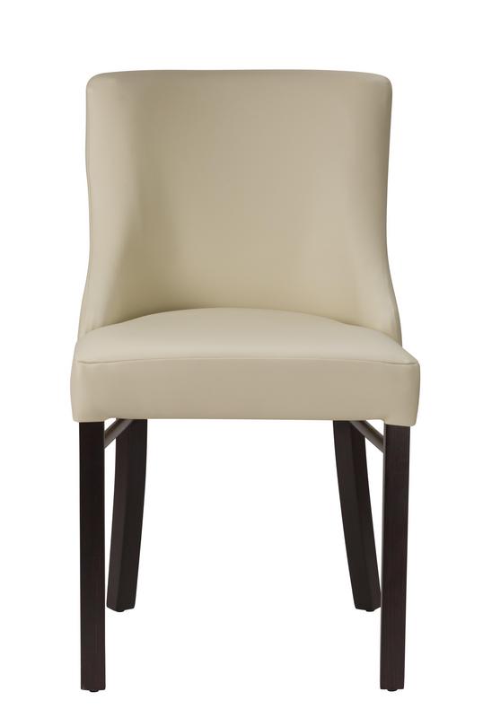 Merano Side Chair - Ivory / Wenge - main image