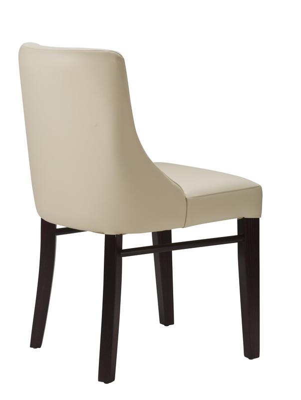 Merano Side Chair - Ivory / Wenge - main image