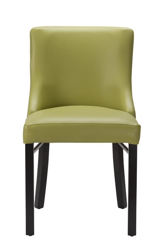 Merano Side Chair - Lime Green / Black - main image
