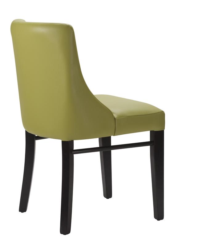 Merano Side Chair - Lime Green / Black - main image
