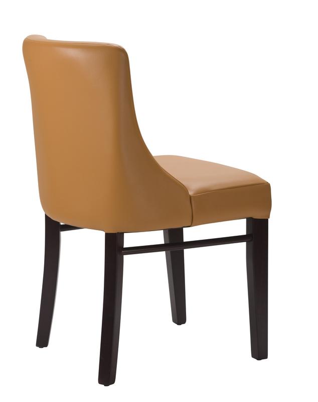 Merano Side Chair - Ochre Brown / Wenge - main image