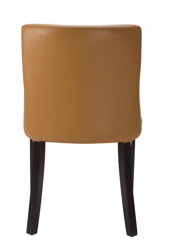 Merano Side Chair - Ochre Brown / Wenge - main image