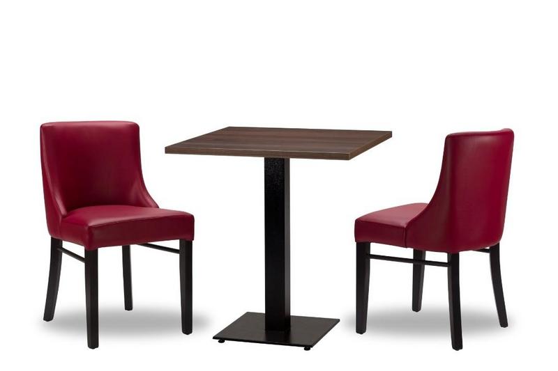 Merano Wine/ Wenge x2  - 700mm Sq - Tobacco Laminate - Titan Sm SQ (DH) - main image