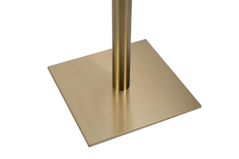 Midas Single Rectangular Table Base (DH-Brass) - main image