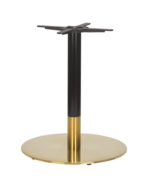 Midas Large Round Table Base (DH-Black/Brass)  - main image