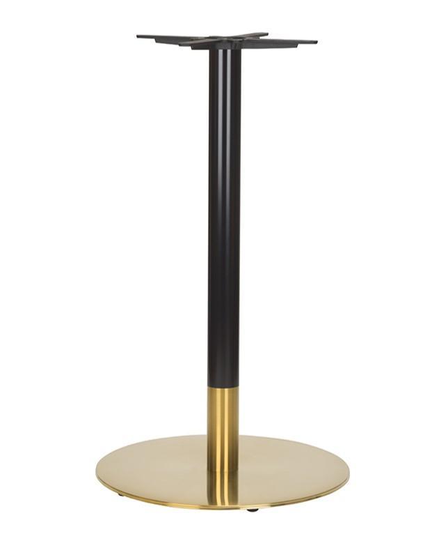 Midas Large Round Table Base (PH-Black/Brass)  - main image