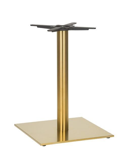 Midas Large Square Table Base (DH-Brass) - main image