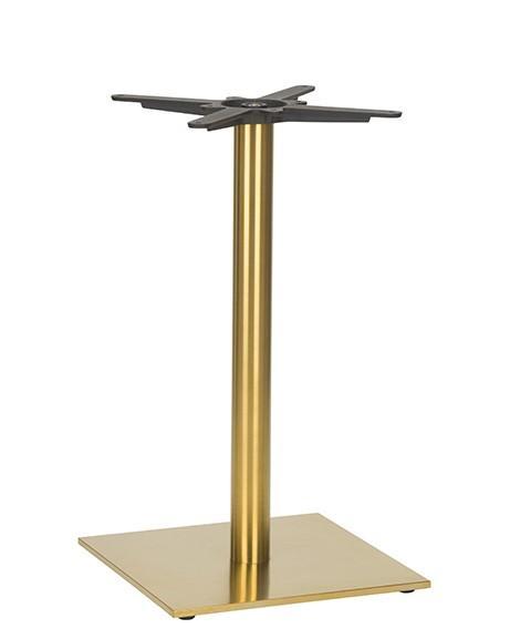 Midas Small Square Table Base (DH-Brass) - main image