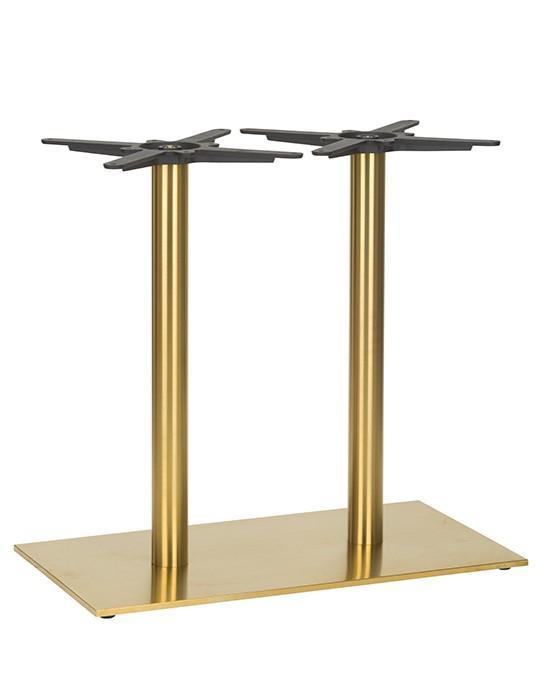 Midas Rectangular Twin Table Base (DH-Brass) - main image