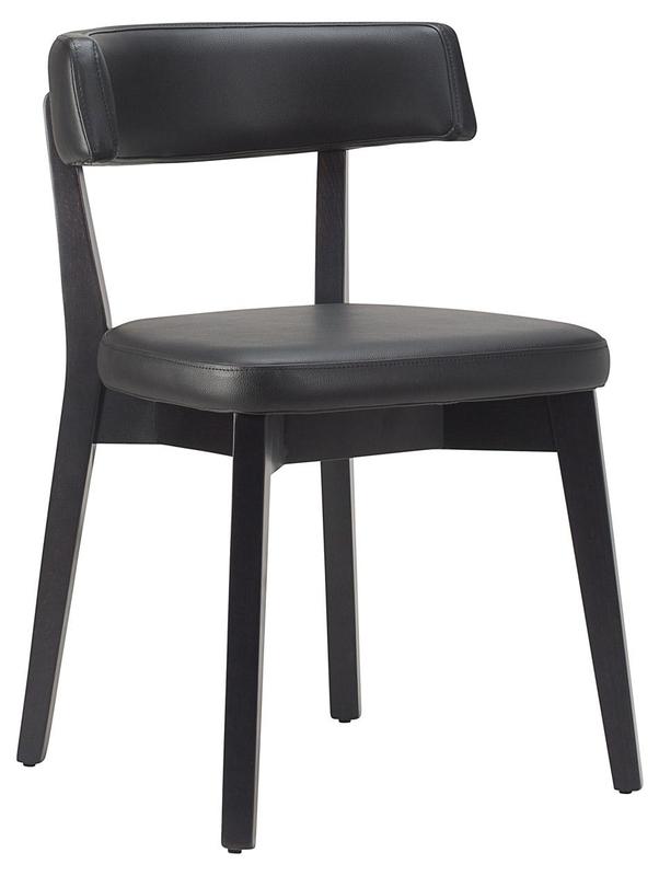 Nico Side Chair  - Black / Black Frame  - main image