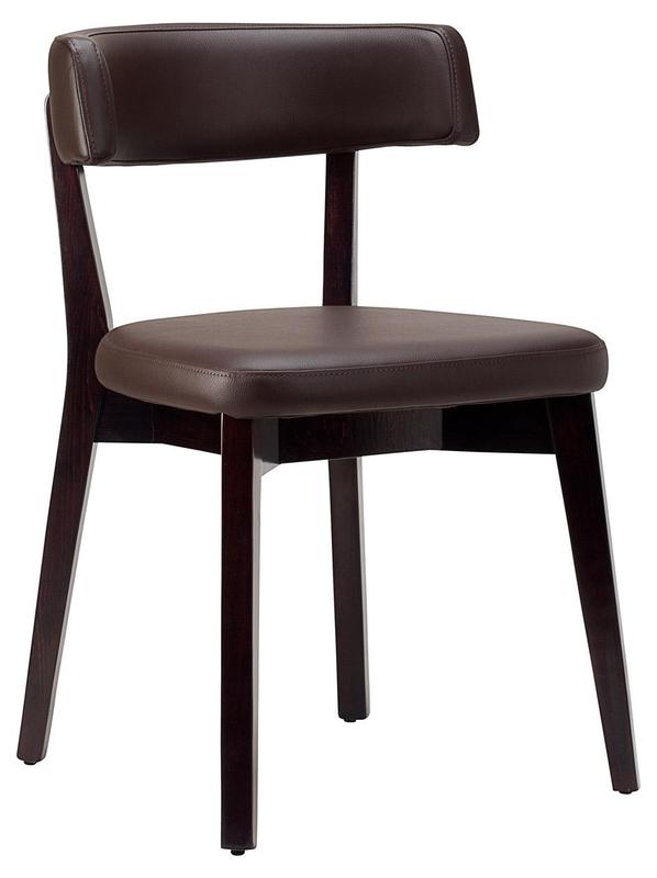 Nico Side Chair  - Dark Brown / Wenge Frame - main image