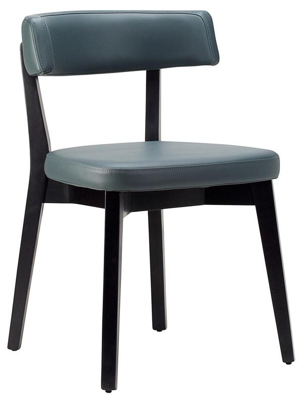 Nico Side Chair  - Iron Grey / Black Frame  - main image
