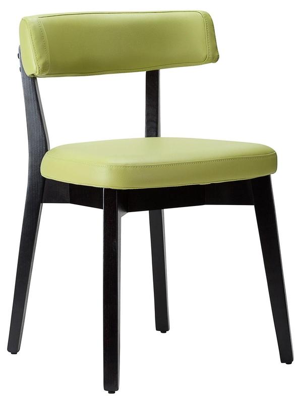Nico Side Chair  - Lime Green / Black Frame - main image