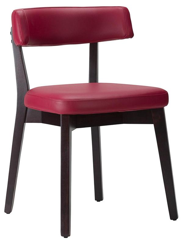 Nico Side Chair - Wine / Wenge Frame  - main image