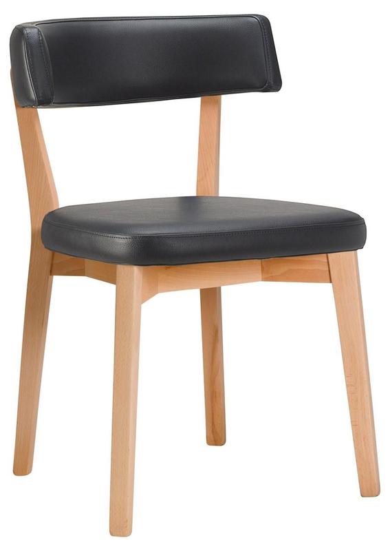 Nico Side Chair - Black / Light Beech - main image