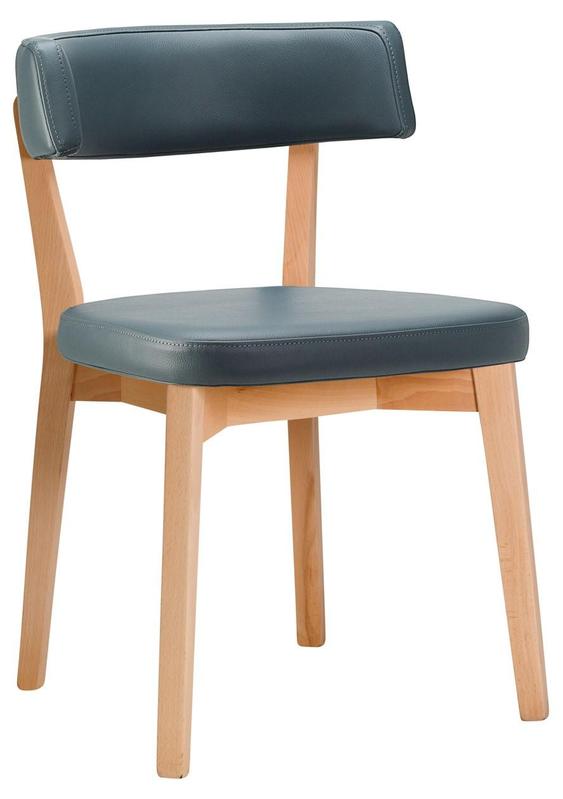 Nico Side Chair - Iron grey / Light Beech - main image