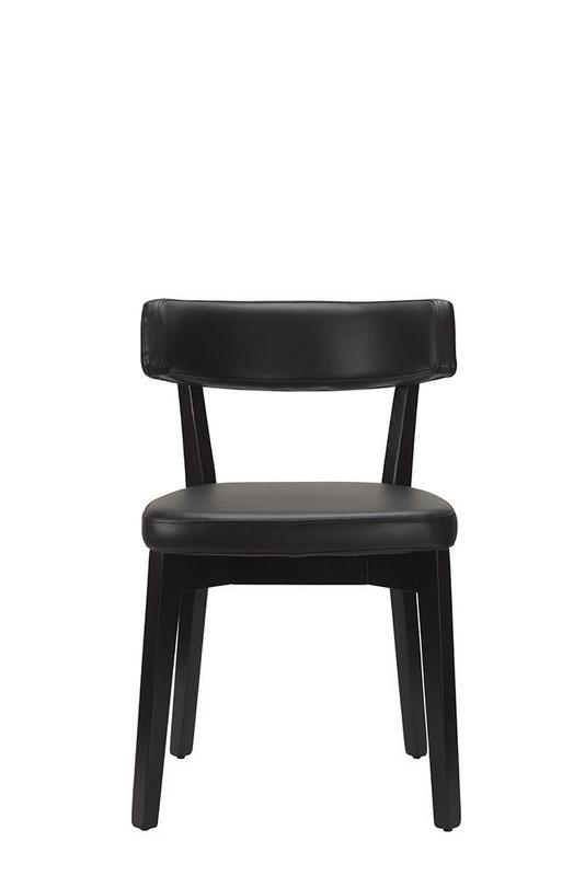 Nico Side Chair  - Black / Black Frame  - main image