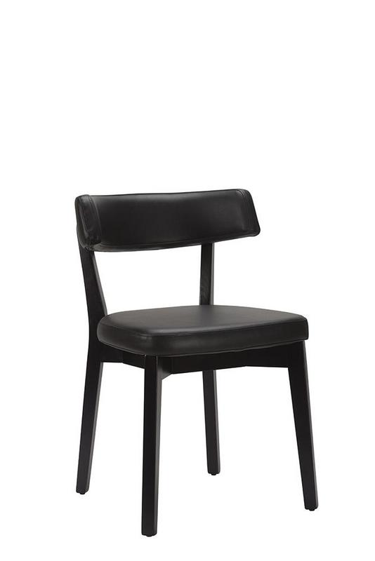 Nico Side Chair  - Black / Black Frame  - main image