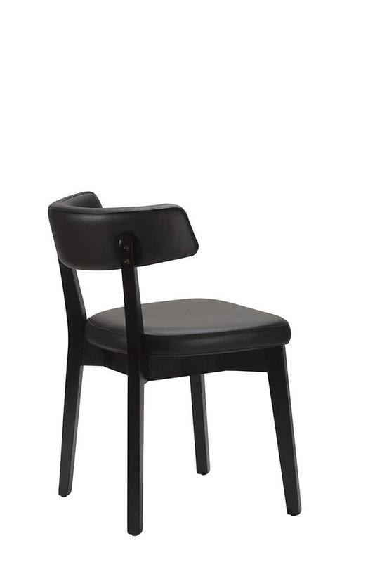 Nico Side Chair  - Black / Black Frame  - main image