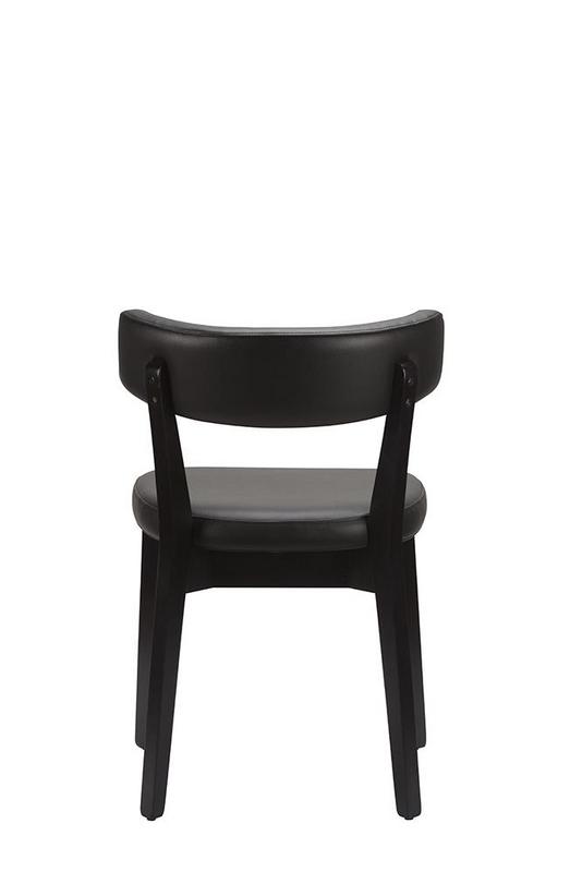 Nico Side Chair  - Black / Black Frame  - main image