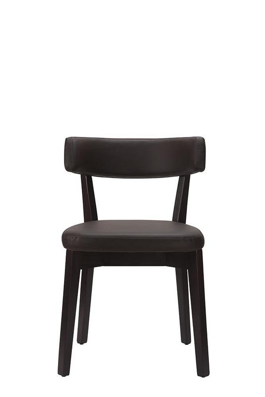 Nico Side Chair  - Dark Brown / Wenge Frame - main image