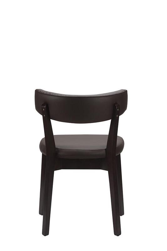 Nico Side Chair  - Dark Brown / Wenge Frame - main image