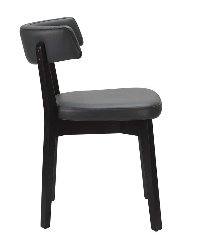 Nico Side Chair  - Iron Grey / Black Frame  - main image
