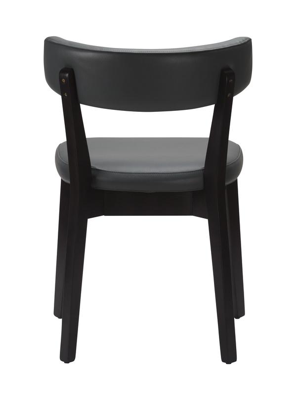 Nico Side Chair  - Iron Grey / Black Frame  - main image